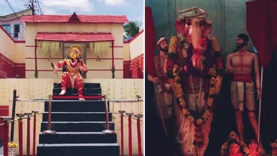 Kantara Fever refuses to Slow Down! The Idols from the Film's Character Being Decorated at Ganesh Pandals 