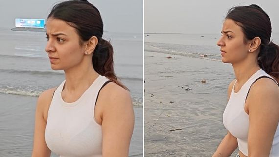 Mahima Makwana Sets A Great Example For The Society By Being A Part Of The Beach Clean Up Drive Post Ganpati 