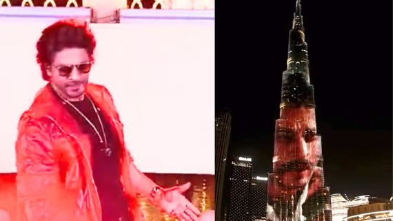 WATCH: Shah Rukh Khan Does Signature Pose As Jawan Trailer Releases At Burj Khalifa, Tell Fans: Izzat Ke Liye.