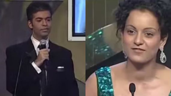 Kangana Ranaut’s Old Video IGNORING Karan Johar At Award Function Resurfaces; Netizens Say, ‘ That Attitude…’