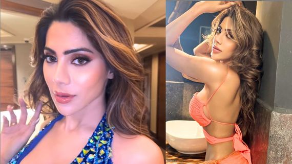 Nikki Tamboli Raises Heat In Very RACY Orange Bikini; Fans Call Her FIREBALL; Check Out Her HOT Post