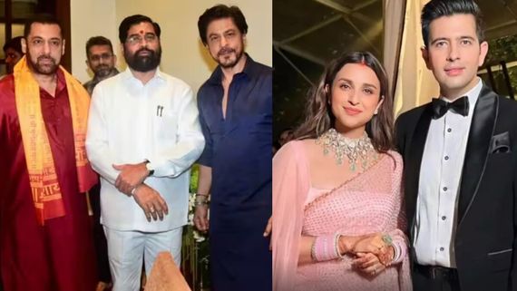 ENT Highlights: SRK-Salman At Maha CM’s Home For Ganpati Darshan; Parineeti Chopra-Raghav Chadha Are Married