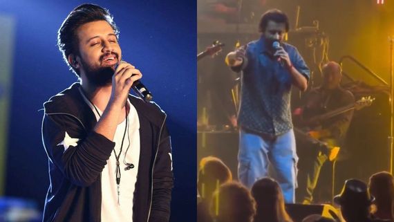 Atif Aslam Stops Concert Mid-Way As Fans Throw Money On Stage; Netizens Feel He Is COPYING Arijit Singh. VIDEO