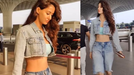Disha Patani Gets BODY-SHAMED As She Flaunts Abs In Bralette & Denim Shorts; Netizens Call Her MALNOURISHED