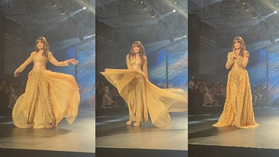 Actress Vidya Malavde Shines As A Showstopper For Kaftanize At Bombay Times Fashion Week