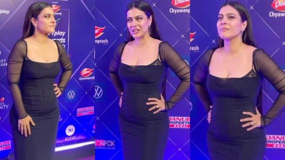 OTTplay Awards: Kajol Gets Body-Shamed For Her Black Bodycon Dress; Netizens Say, ‘Umar Ke Sathh Pet Bhi…’