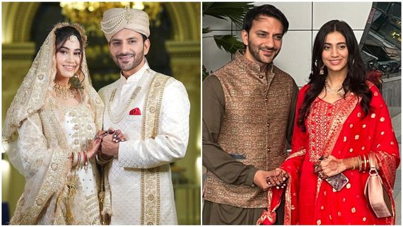 Ali Merchant & Andleeb Zaidi Gets Married; Look Enchanting As They Make First Appearance After Tying The Knot