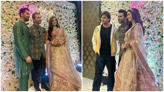 Newlyweds Ali Merchant & Andleeb Host Wedding Reception; Ayushmann Khurrana, Divya Agarwal & Others attend