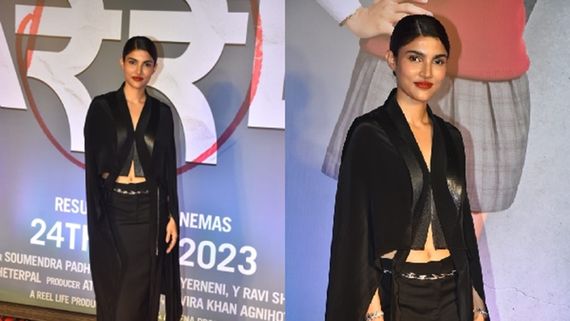 Alizeh Agnihotri Radiates Elegance In All-Black Ensemble From At Debut Movie ‘Farrey’ Premiere