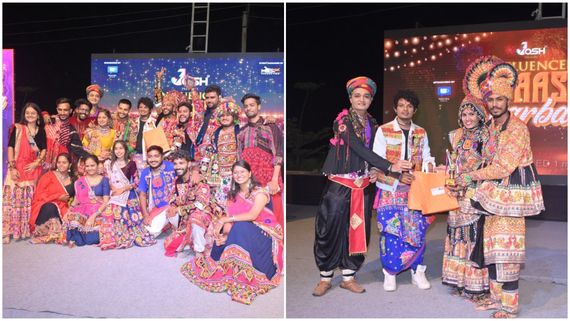 Josh Influencers Raas Garba:  A night filled with Laughter, Joy, and Creator Gratification!