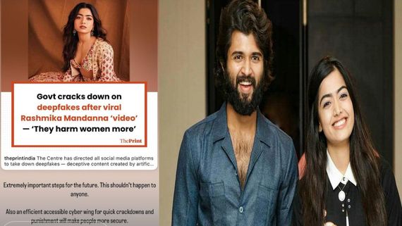 Vijay Deverakonda REACTS To Rumoured GF Rashmika Mandanna's Deep Fake Video, Says 'Shouldn't Happen To Anyone'