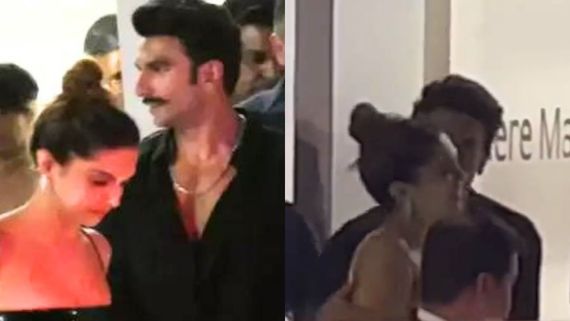 Ranveer Singh Softly KISSES Deepika Padukone's Cheek As They Exit Jio World Plaza Event; VIRAL Video