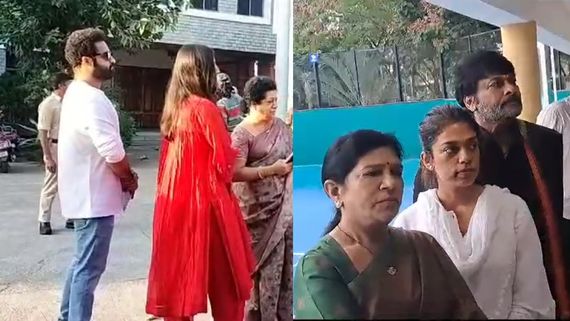 Telangana Elections 2023: Jr NTR, Allu Arjun, Chiranjeevi Stand In Queue To Cast Vote In Hyderabad; WATCH