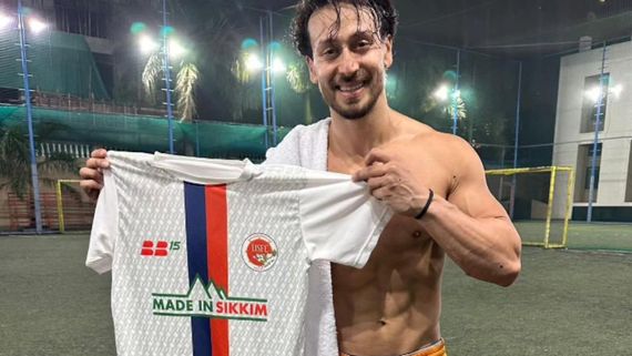 Tiger Shroff Roots For Sikkim Football Team