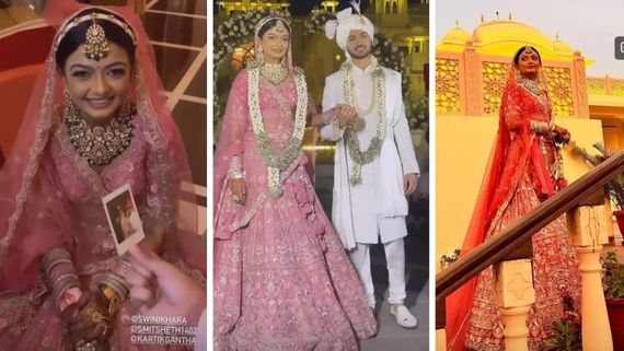 'Cheeni Kum' Child Actor Swini Khara Looks Gorgeous In Pink Lehenga As She Weds Fiance Urvish Desai; See PICS