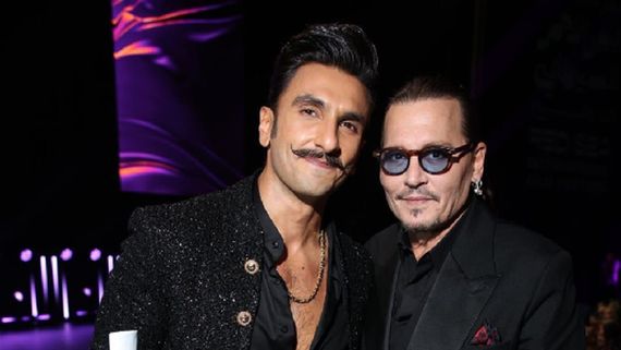 Masters Of Transformation Ranveer Singh & Johnny Depp Pose Together At Red Sea International Film Festival