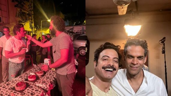 Rahul Bhat Shares Glimpses As He Celebrates Birthday With Vikramaditya Motwane On Black Warrant Set