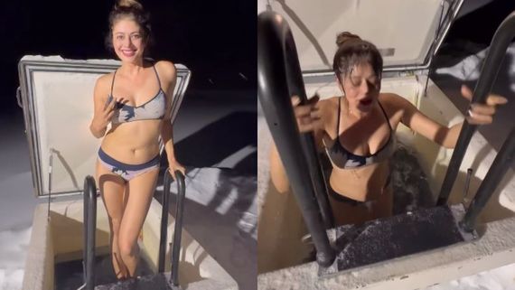 Pooja Batra Stuns In A Sexy Bikini As She Takes A Dip In Ice-Cold Water; Fans Gush Over Her ‘Bold Avatar’