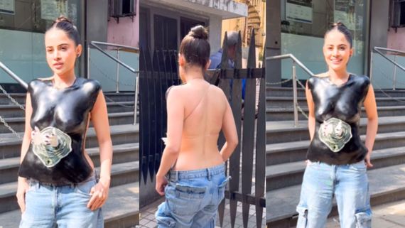 Urfi Javed Stuns In Backless Breastplate Outfit; Netizens Joke: Gabbar Ke Kate Hue Hath Mil Gaye Thakur Tak Ur