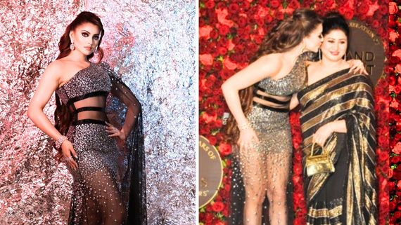 Urvashi Rautela Shines Bright Like Diamond In Black Shimmery Sheer Dress For B'day Bash, Price Will Stun You