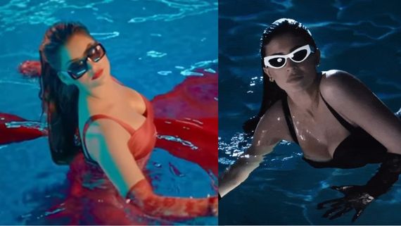 Urvashi Rautela Serves Major Kylie Jenner Vibes In A Red Hot Sizzling Bold Swimsuit; See VIDEO