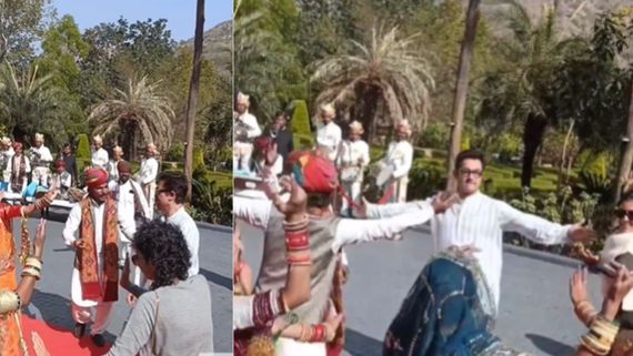 Aamir Khan Dances To Rajasthani Folk Music With Ex-Wife Kiran Rao As Daughter Ira's Wedding Festivities Begins