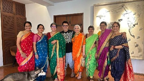 Aamir Khan's Viral Pic With EX Wife Reena Dutta, Sister Nikhat Khan From Ira Khan's Wedding Celebration