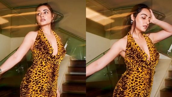Actress Niyati Fatnani Oozes Oomph In A Leopard-Print Dress; Fans Can’t Get Their Eyes Off Her!