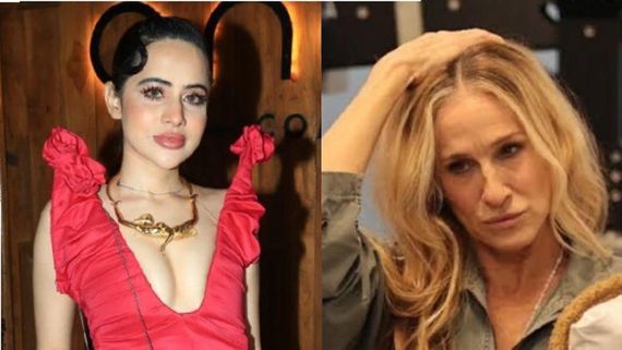 Uorfi Javed Channels Carrie Bradshaw with ₹73K Pigeon Purse Look-Alike!