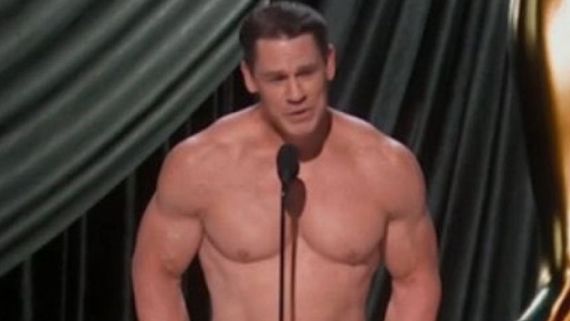 John Cena Goes Nude For Oscars 2024 Best Costume Presentation; WATCH