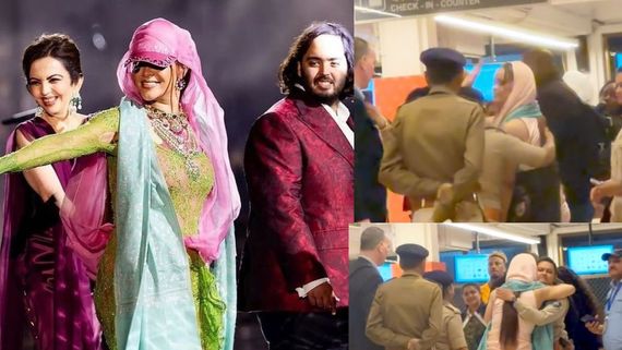 Rihanna Hugs Female Cops At Jamnagar After Ambani Bash, Fans Say 'Bollywood Celebs Ko Sikhna...'- Viral Video