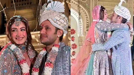 Surbhi Chandna's Stunning Bridal Entrance At Jaipur Wedding Goes Viral; WATCH