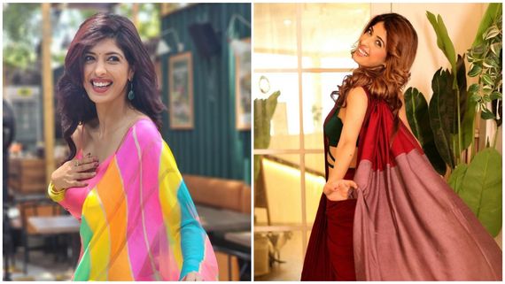 A Sneak Peek Into TV Star Aishwarya Sakhuja's Spectacular Six-Yards