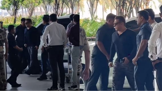 Salman Khan Case: Actor Arrives In 'X' Cr Car At Airport With Tight Security Days After House Firing Incident 