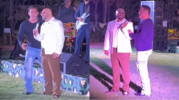 Salman Khan Sings Animal Song At Anant Ambani Birthday Bash In Viral Video; Netizen Say 'Gaana Kharab Kar Dia'