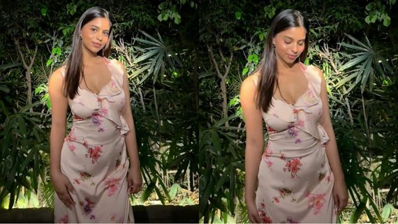 PRICE REVEALED: Suhana Khan Is Summer-Ready In THIS Affordable Floral-Printed Midi Dress 