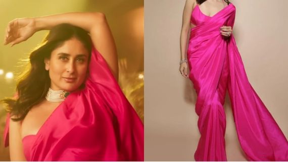 Drooling Over Kareena Kapoor Khan’s Pink Silk Saree In Choli Ke Peeche Song? Here's How Much It Costs