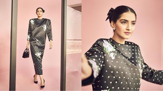 Sonam Kapoor Opts For A Boxy Dress From Richard Quinn, Netizens Question Her Fashion Sense