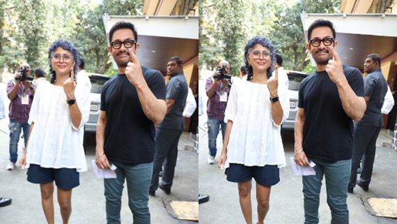 Lok Sabha Elections 2024: Aamir Khan Arrives With Ex-Wife Kiran Rao To Cast Vote Amid Sitaare Zameen Par Shoot