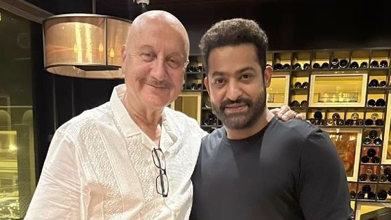 Anupam Kher Gives A Glimpse Of His Meeting With NTR Jr; Pens A Sweet Note For Him