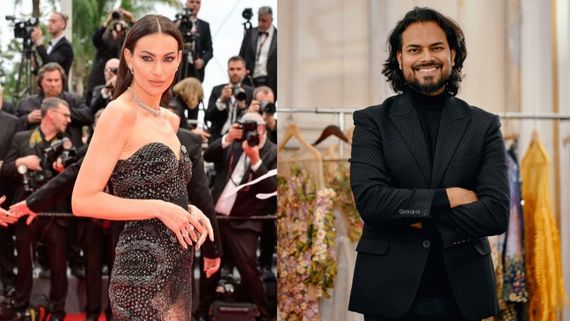 Cannes 2024: Paola Turani Turns Heads In Rahul Mishra's Snake Dress, Fans Critique 'Proportions Are Not Right'
