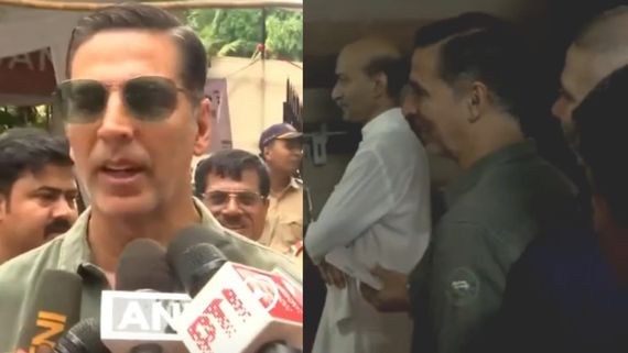 Lok Sabha Elections 2024: Akshay Kumar Stands In Line To Cast 1st Vote After Getting Indian Citizenship; WATCH