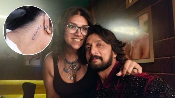 Sudeep's Daughter Saanvi Gets THIS Name Tattooed On Her Neck, Here's The Meaning| Says 'Before Y'all Say Anyth