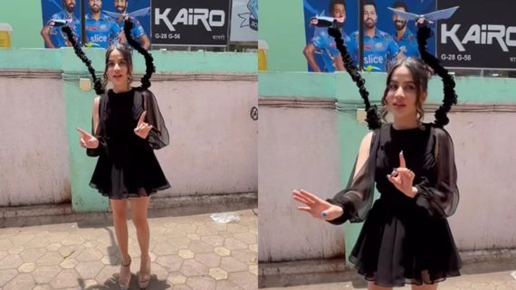 WATCH: Uorfi Javed's Unique Twist To Her Black 'Bird' Dress Goes VIRAL; Netizens Say, '100/100 For Creativity'