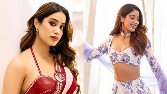 Mr. & Mrs. Mahi Actress Janhvi Kapoor Inspired Blouse Designs: From Leather To Floral, Check All Top Picks