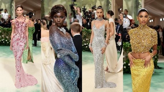Met Gala 2024: Karlie Kloss Embodes Crystal Flower, First Ever Swarovski Couture Looks Illuminate The Gala Eve