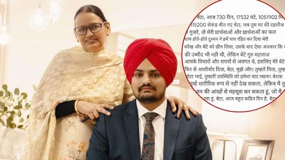 Sidhu Moose Wala's Mother Writes Heartfelt Note On Singer's Death Anniversary, Says '...Aaj Bhut Kathin Din'