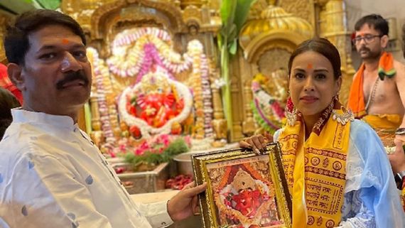 Suhagan Chudail: Nia Sharma Visits Siddhivinayak Before Show Launch, Continues Her 13-year Tradition