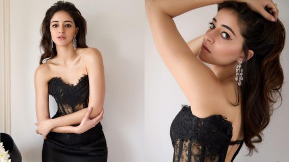 Ananya Panday Cast Magic Spell In 'X' Lakh Black Corset Maxi Dress; Fan Teases, 'Took Riyan Parag Seriously' 