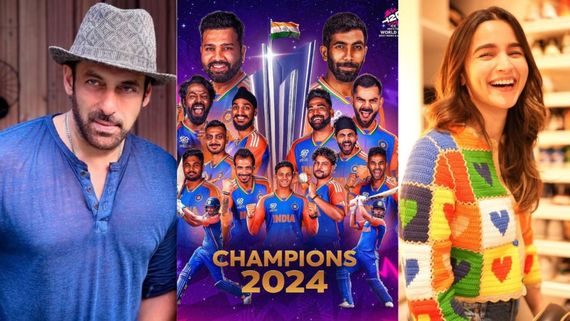 India Wins T20 World Cup 2024: Bollywood Stars Celebrates India's Victory; Salman Khan, Alia Bhatt & Others